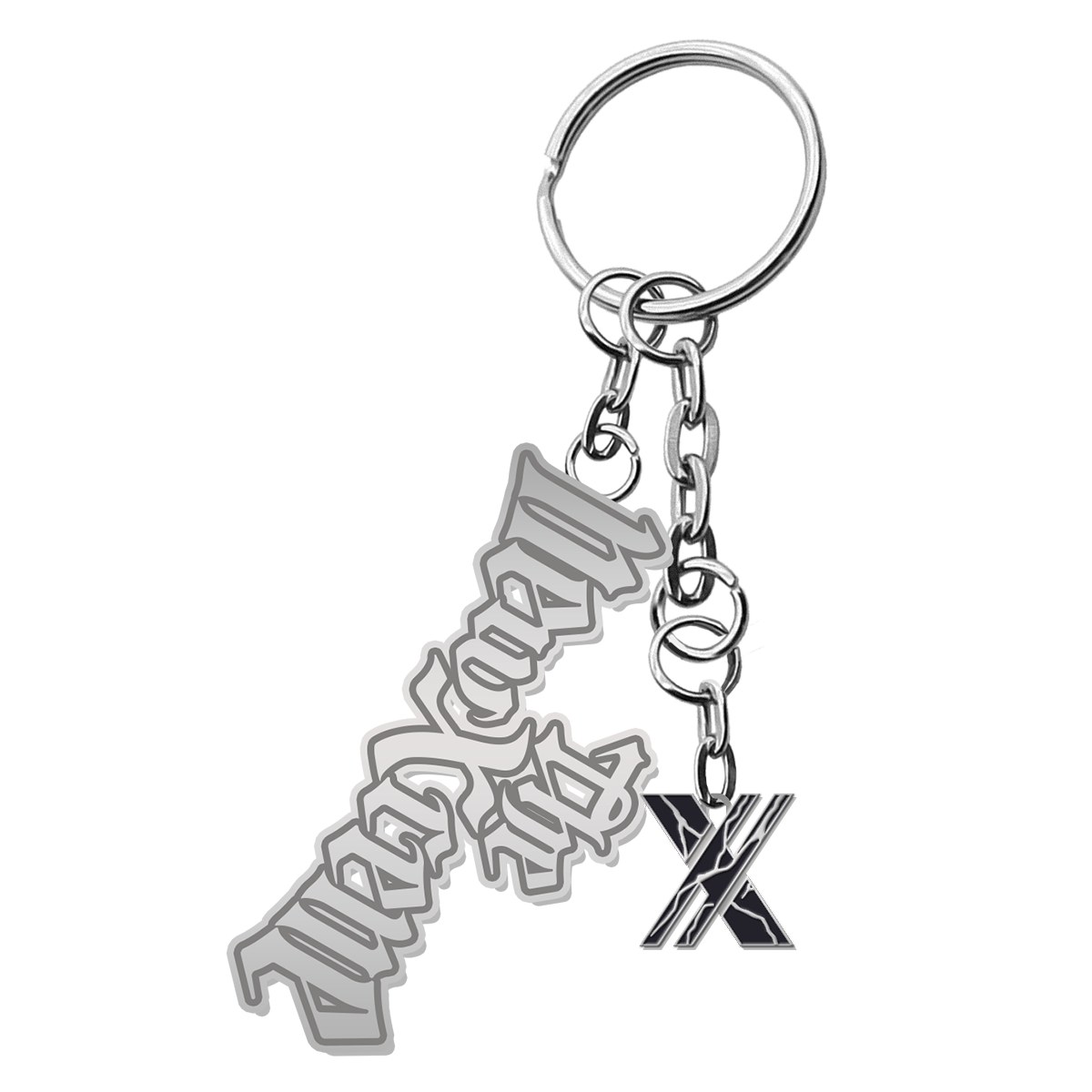 Metal keychain with logo