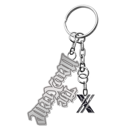 Metal keychain with logo